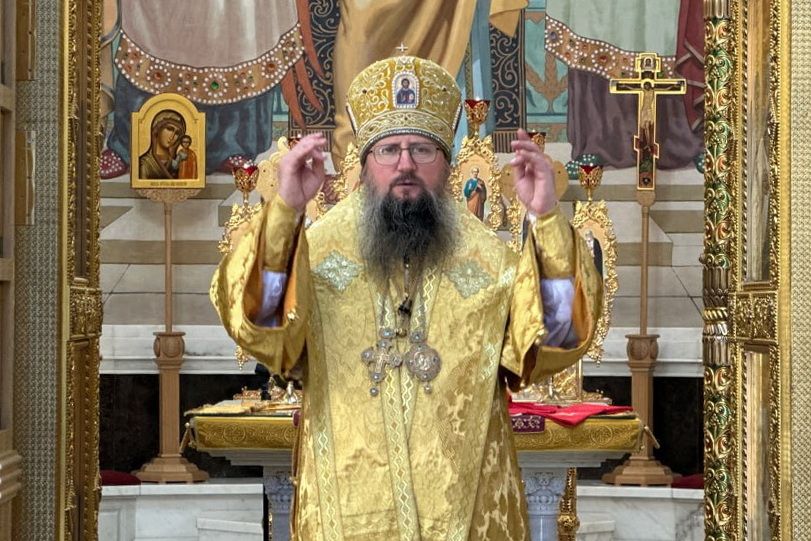 В день памяти прор. Захарии и прав. Елисаветы митрополит Павел совершил Литургию в Спасо-Преображенском соборе 