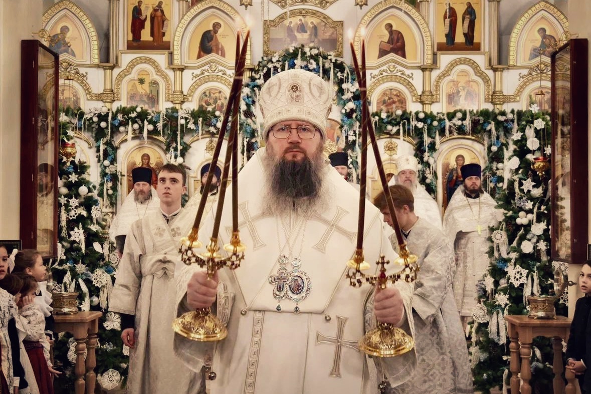 Митрополит Павел возглавил Литургию в храме свв. равноапостольных Кирилла и Мефодия