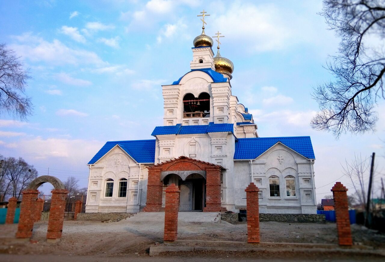 Село пограничный приморский край. Храм в Пограничном Приморского края. П. пограничный храм Успения Божией матери. Гродеково пограничный Приморский край-. Церковь в поселке Приморский край.